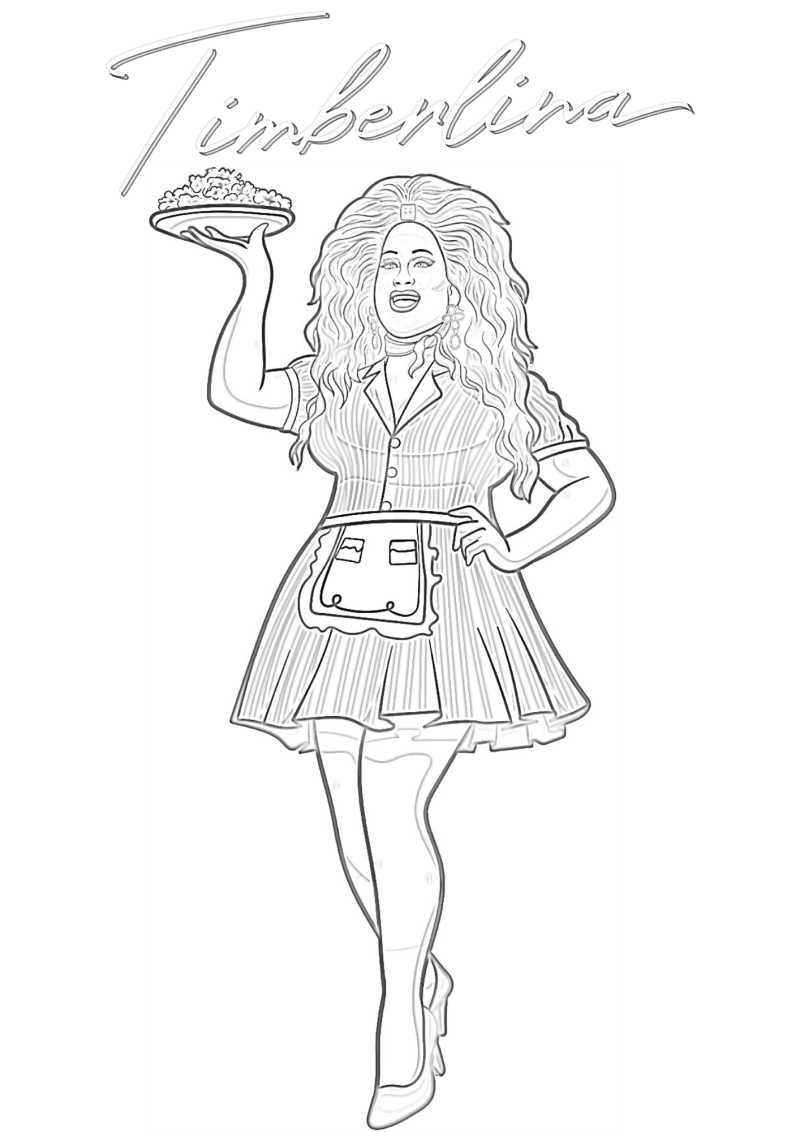 Colouring Sheet - Timberlina Popcorn - Image 2