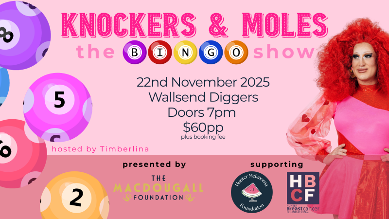Knockers & Moles: The Bingo Show | 22 Nov | Wallsend Digger