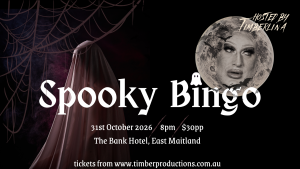 31st Oct | Spooky Bingo | The Bank Hotel Upstairs, East Maitland